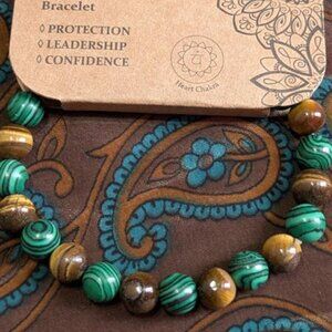 Malachite & Tigers Eye Bracelet!
